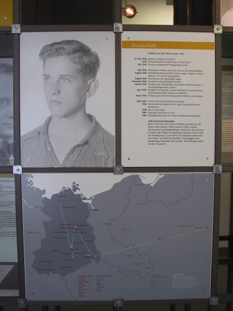 Einheit Transporte in der Speziallagerausstellung am Beispiel Benno Prieß (Speziallagerhäftling von 1946 -1954), 2004, Bildarchiv der Gedenkstätte Bautzen Einheit Transporte in der Speziallagerausstellung am Beispiel Benno Prieß (Speziallagerhäftling von 1946 -1954), 2004, Bildarchiv der Gedenkstätte Bautzen