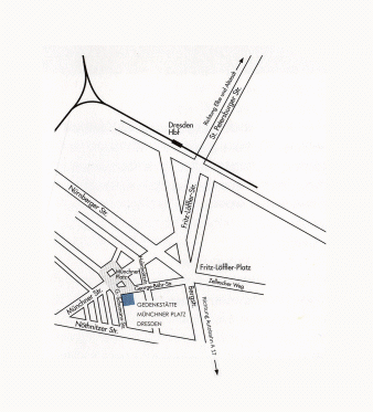 Lageplan Gedenkstätte Münchner Platz Dresden Lageplan Münchener Platz Dresden