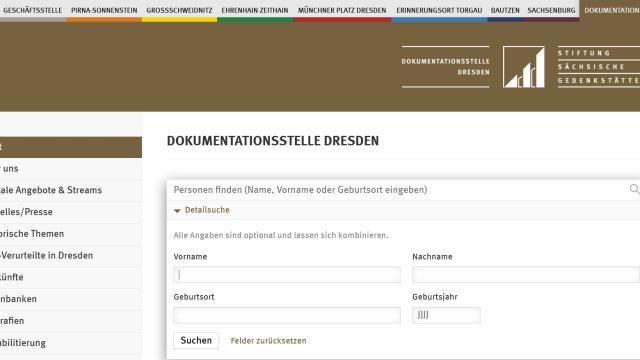 Screenshot Startseite