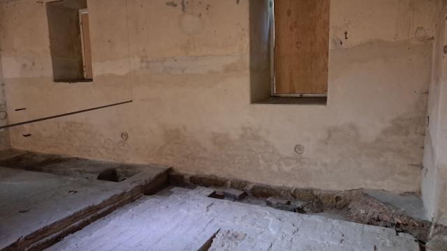 Bereich des ehemaligen Krematoriums in der Gedenkstätte Pirna-Sonnenstein
