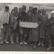 Rotarmisten im Kriegsgefangenenlager Zeithain