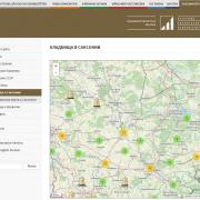 Digitale Karte zu Grabstätten sowjetischer Bürger in Sachsen (Dokumentationsstelle Dresden/Marcel Francke, Berlin)