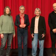 V. l. n. r.: Margot Neubert-Maric, Elisabeth Kohlhaas, Gisela Tuchtenhagen und Enrico Kurmann (© STSG)