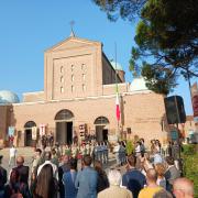 Festakt vor dem Tempio Nazionale dell'Internato Ignoto (© Milan Spindler)