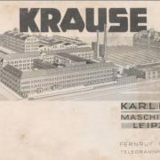 Briefpapier der Firma Karl Krause (© Sammlung Gedenkstätte für Zwangsarbeit Leipzig)