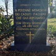 Gedenkstein für italienische Opfer des Zweiten Weltkriegs in Leipzig (GfZL / Lena Weber, 2022)