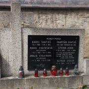 Grab des in Dresden hingerichteten František Svatoš auf dem Friedhof in Lom, 2015 (© vets.cz/Jaroslav Krídlo)