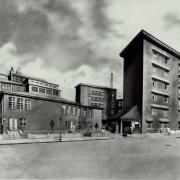Fabrikgelände des ehemaligen „Goehle-Werks“, undatiert (© Stadtarchiv Dresden, Archiv Prinovis GmbH & Co)