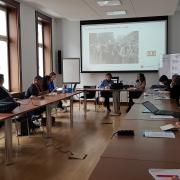 Juliane Thieme während der Projektpräsentation (© Bundesstiftung zur Aufarbeitung der SED-Diktatur)
