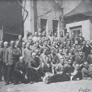 Häftlinge des KZ Zschorlau, 1933 (© SLUB / Deutsche Fotothek / Bahlig, ?)