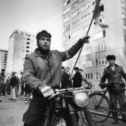 „Ritter der Revolution“, Arad, Rumänien, Dezember 1989 (© F.A.Z.-Foto/Mirko Krizanovic)
