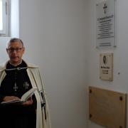 Einweihung der Gedenktafel für Irmgardis Šmuck (Foto: Gedenkstätte Pirna-Sonnenstein)