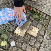 Stolpersteine für die Familie Wronkow (© StSG/GSPS)
