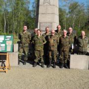 Die Teilnehmer beim Reservisteneinsatz 2016 (© Gedenkstätte Ehrenhain Zeithain)