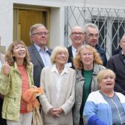 Zeitzeugen am Tag des offenen Denkmals 2022 in der Gedenkstätte Bautzen (© Jan-Henrik Peters, Gedenkstätte Bautzen I StSG)