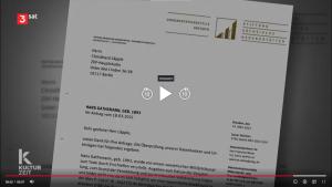Screenshot Dokumentationsstelle unterstützt Recherchen zu NS-Endphaseverbrechen - Beitrag bei 3sat