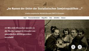 Screenshot der Webseite www.smt-dresden.de