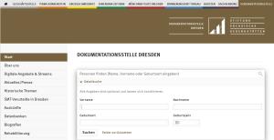 Screenshot Startseite
