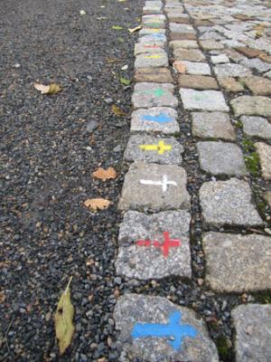 Foto der Gedenspur in Pirna