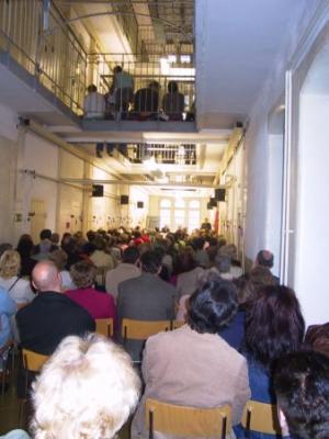 Abendveranstaltung in der Gedenkstätte Bautzen