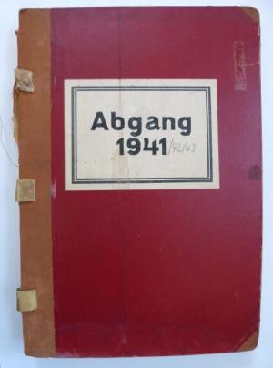 Abgangsbuch Landesanstalt Großschweidnitz, Archiv Sächsisches Krankenhaus Großschweidnitz