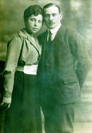 Verlobungsbild von Otto Flügel, 1922 (privat)