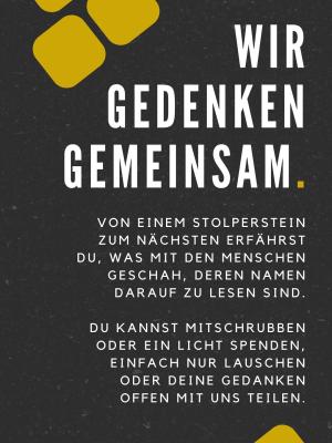Wir gedenken gemeinsam.