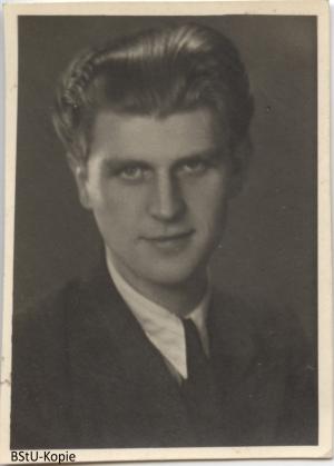 Herbert Belter, Porträtfotografie, undatiert (Aufnahme um 1949), BArch, MfS, BV Leipzig, AP Nr. 0003, Band Nr. 2, 335