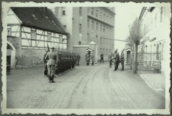 Wachablösung im Lager Sachsenburg, Herbst 1934