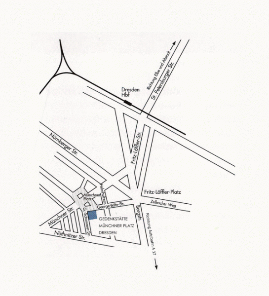 Lageplan Münchener Platz